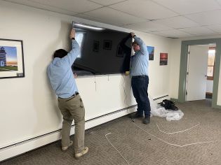 Technology Solutions of Maine installs new conference room equipment at Viles Arboretum
